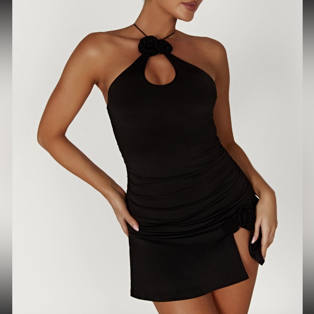 Adeline Rose Halter Mini Dress
